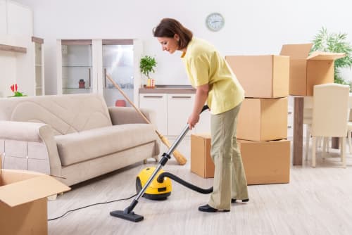 What should you clean before moving out