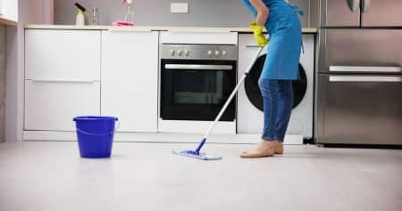 What is the difference between a housekeeper and a cleaning lady