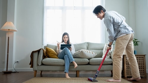 What to do if your partner won't do chores