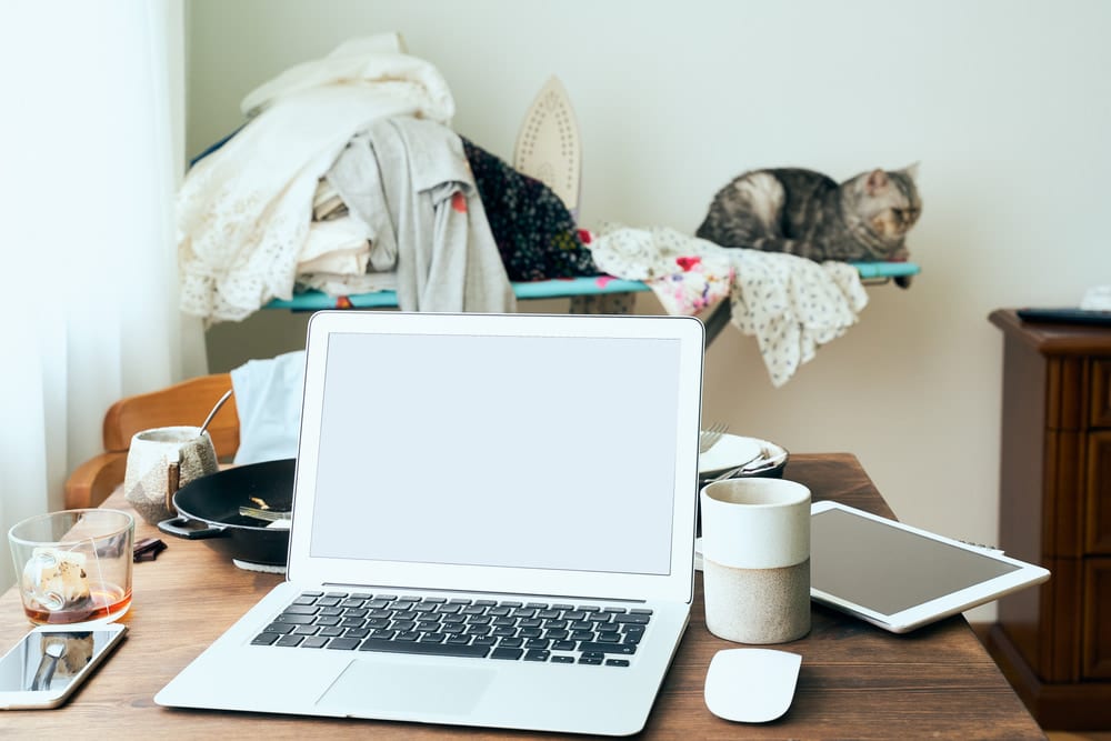 What are the benefits of cleaning services for remote workers